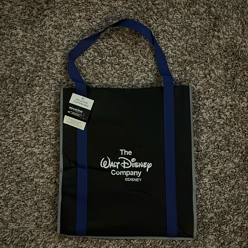 Disney The Walt Disney Company Reflective Shopping Bag Tote